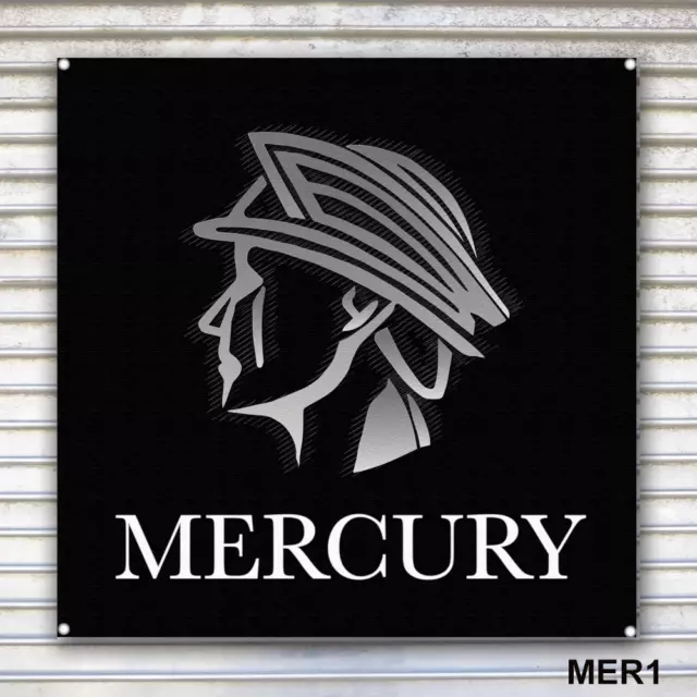 Mercury Banner Sign Wall Art