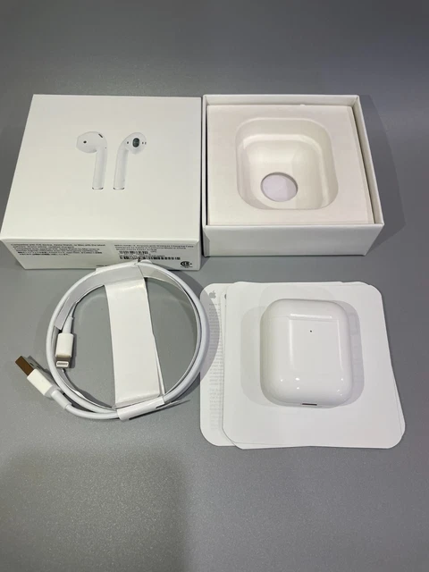 Apple AirPods 2nd Generation With Earphone Earbuds & Wireless Charging Box