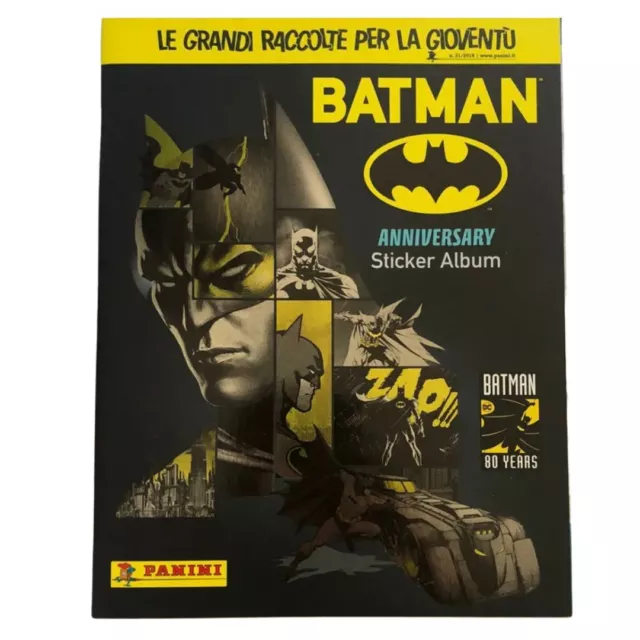 Album Vuoto Versione Omaggio - Batman 80 Years 2019 Panini