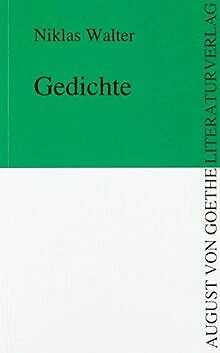 Gedichte von Niklas Walter | Buch | Zustand sehr gut
