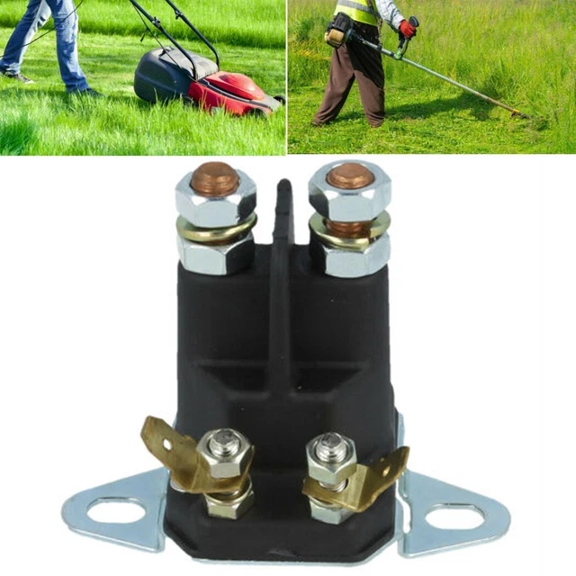 4-Pin 12V Solenoid Valve Fits Many Lawn Tractors Ride-On Mower DE New