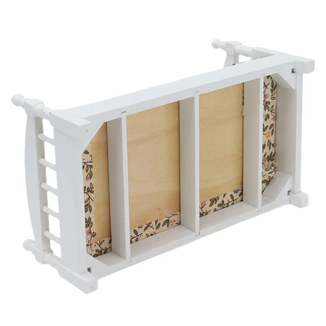 Lit De Maison De Poupée En Bois 1:12 Ensemble De Meubles De Chambre à Coucher Mi