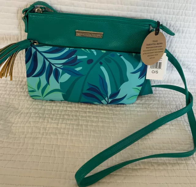 Samantha Brown Crossbody Tropical Garden