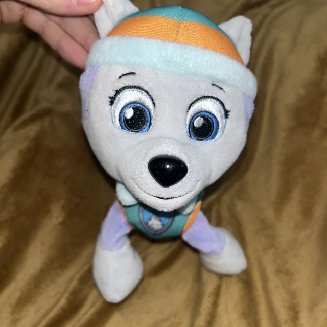 NICKELODEON PAW PATROL Everest Plush 8” Stuffed Animal Husky Dog Spin