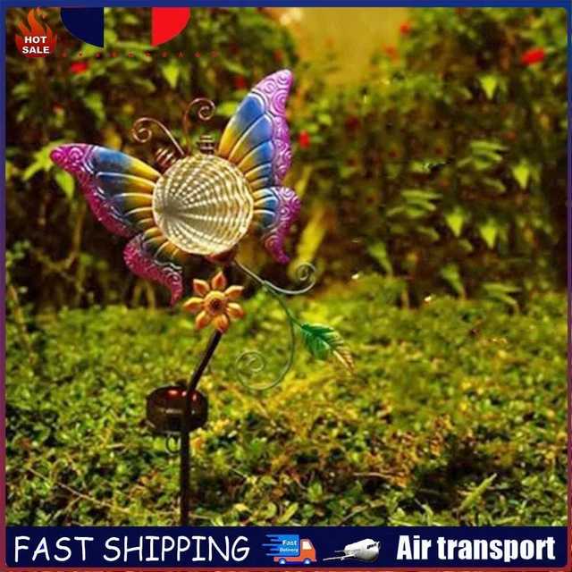 LED Solar Decorative Pathway Landscape Lights Waterproof for Garden (Butterfly)
