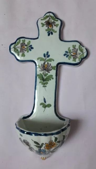 Benitier En Faience De Nevers Signe M