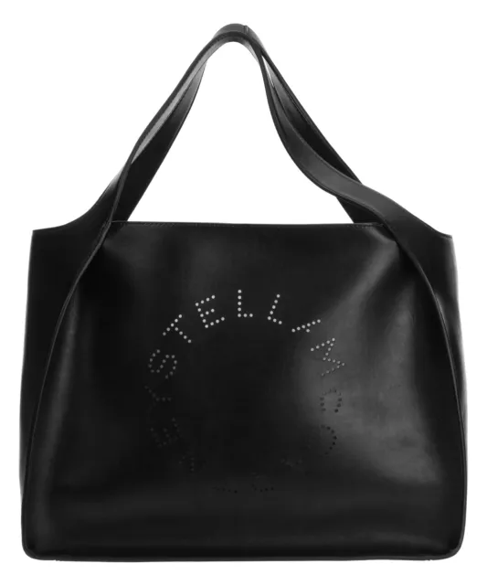 Stella McCartney sac porté épaule femme stella logo 502793W85421000 grand Black