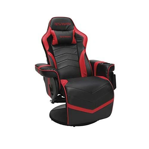 RSP-900 Racing Style, Reclining Gaming Chair, 35.04" - 51.18" D x Red Recliner
