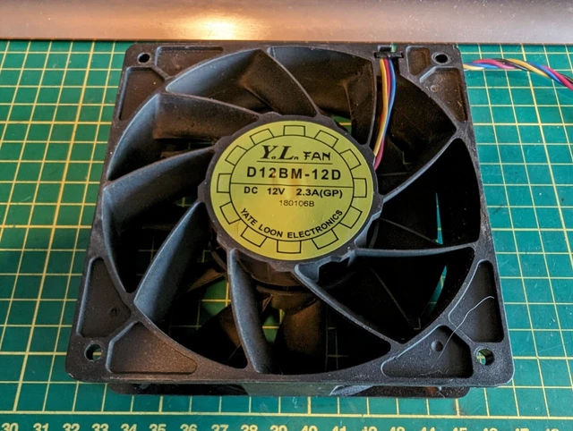Bitmain Fan 6000RPM 12V COOLING Fan for Bitmain Antminer S9 T9 L3 L3+ T15 S15 S17 ...
