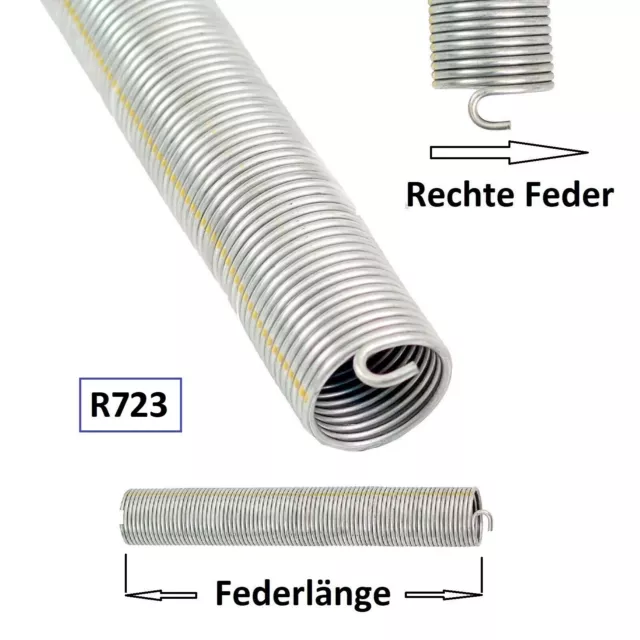 1 Stück Torsionsfeder Torfeder R723 / R32 für Hörmann Garagentor Garagentorfeder