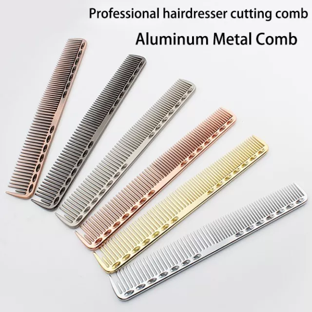 Hair Cutting Comb Barber Metal Hair Cutting Comb For Hair Styling Comb