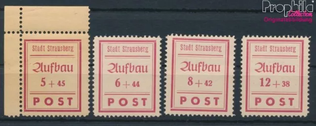 Briefmarken Strausberg (Berlin) 1946 Mi 34A-37A postfrisch (10348245