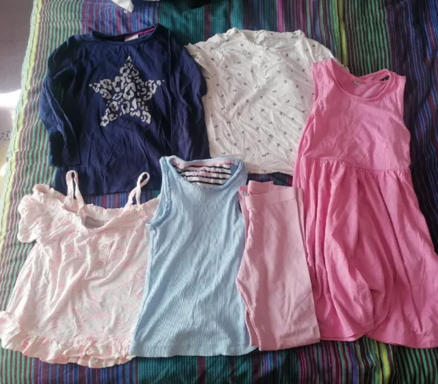 Girls 8-9 Bundle Dress Tops Leggings Matalan H&M TU F&F