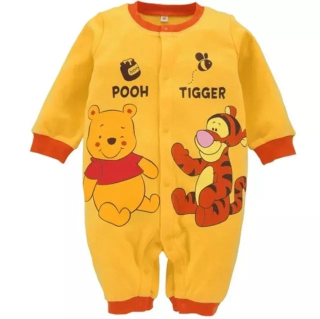 Whinnie the Pooh & Tigger childrens Baby Romper one piece boys girls 2 yrs