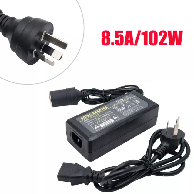 AU 240V Mains Plug to 12V Socket Adapter Car Cigarette Lighter Power Converter