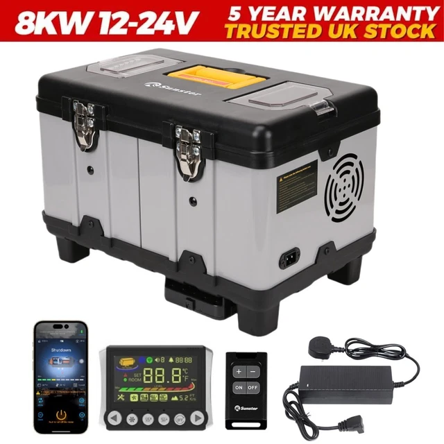 8KW Diesel Standheizung 12V/24V - Mit Bluetooth & Fernbedienung