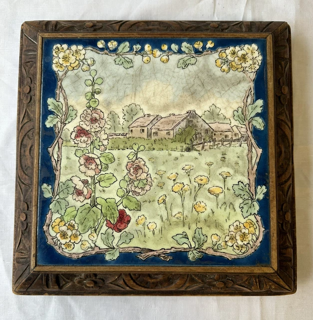 ANCIEN DESSOUS DE plat musical en terre de fer le favori EUR 60,00 - FR