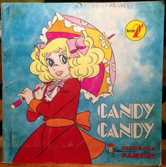 Evado Mancoliste Album Figurine Panini CANDY CANDY copertina blu