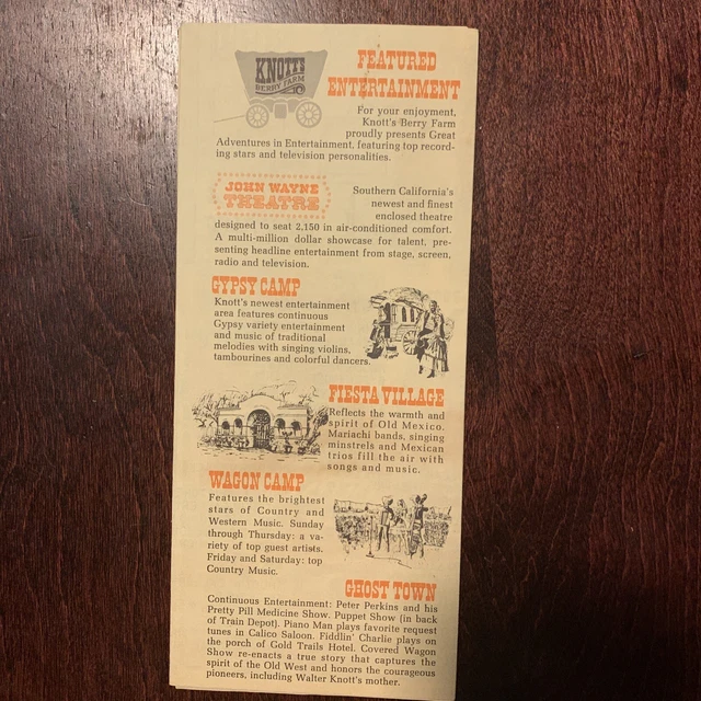 1970 39 S KNOTTS BERRY Farm Map Information - 1970s Knotts Berry Farm Map Information Brochure Buena.webp