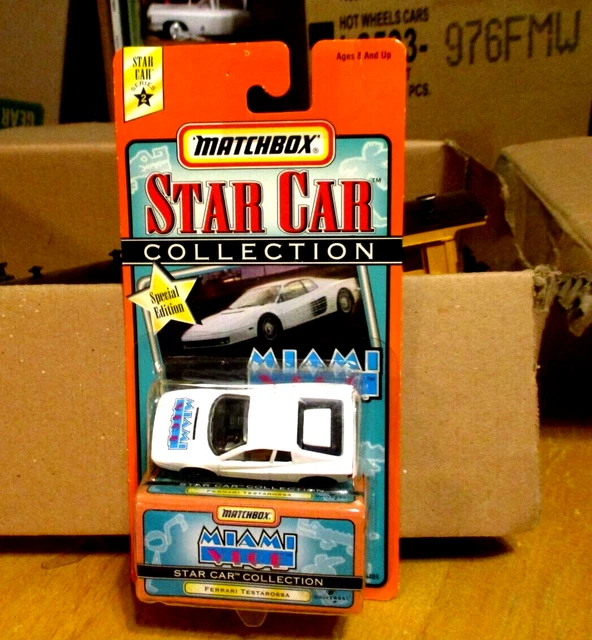 MATCHBOX STAR CAR Collection MIAMI VICE Ferrari Testarossa Sealed 1998
