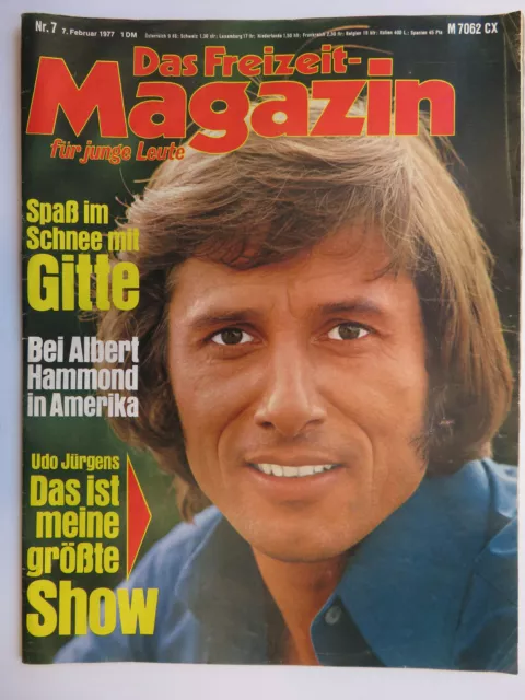 Freizeit Magazin 7/1977, Albert Hammond, Daliah Lavi, Gitte, Jodie Foster,