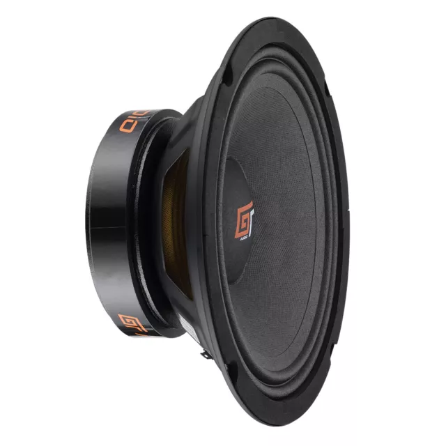 GT Audio GT-MR8/4 4Ohm 100w RMS 8" 20cm High Output Car Mid Range Speaker