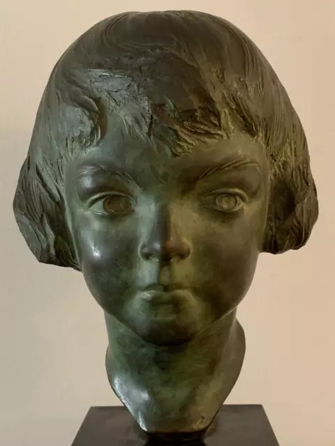 Superb Bronze Sculpture 1928 Elizabeth Palmer Bradfield Michigan Female Artist
