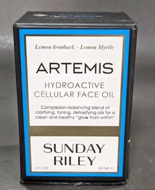 SUNDAY RILEY Artemis Hydroactive Cellular Face Oil Anti-Aging 1oz 30ml NeW Boxed 2