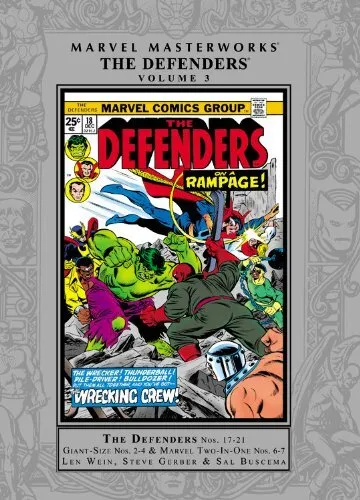 MARVEL MASTERWORKS: THE DEFENDERS - VOLUME 3 By Len Wein & Steve Gerber *VG+*