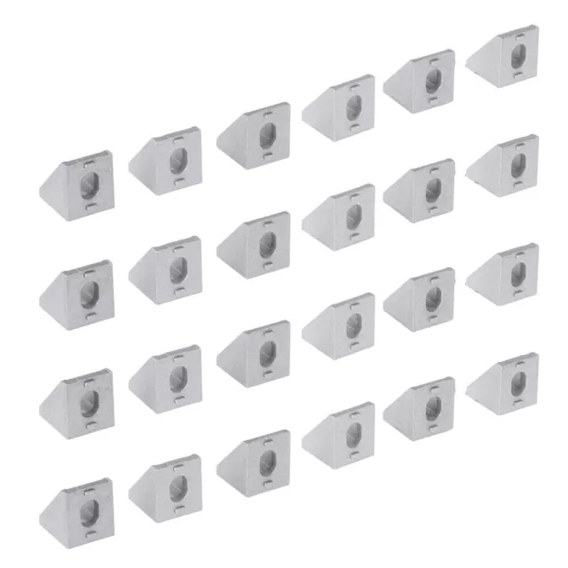 25 Pcs Alu-Ecke Extrudiertes Aluminium Aluminium-Strangpresshalterung