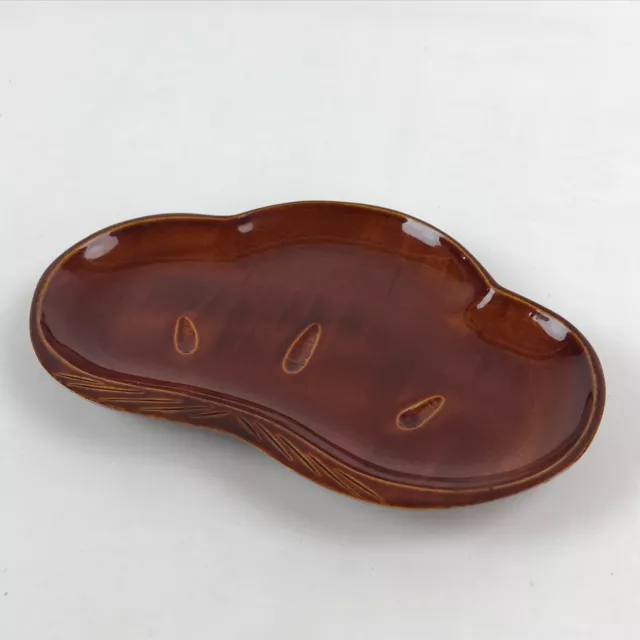 Japanese Lacquered Wooden Tray Vtg Obon Shunkei-Nuri Hida Pine Brown LWB59