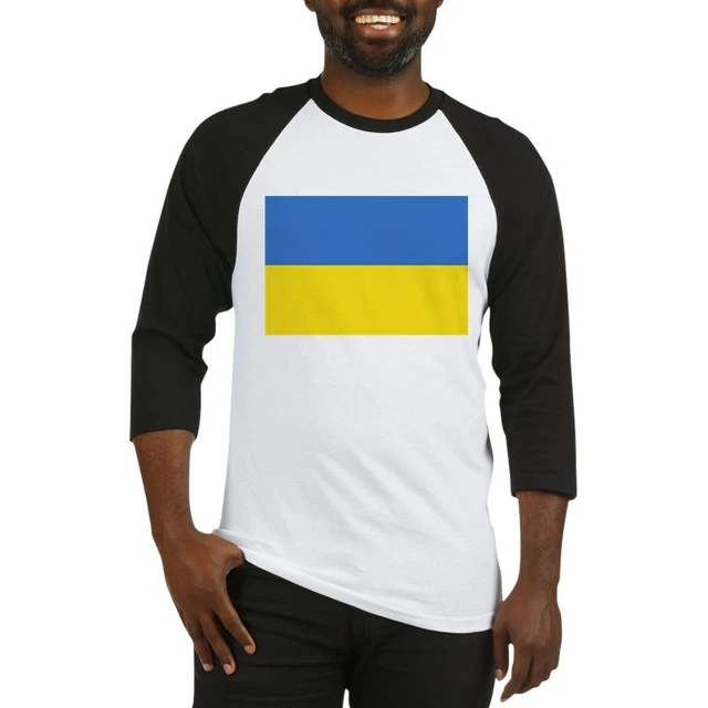 CafePress Ukraine Flag Baseball Jersey Baseball Tee (905528078)