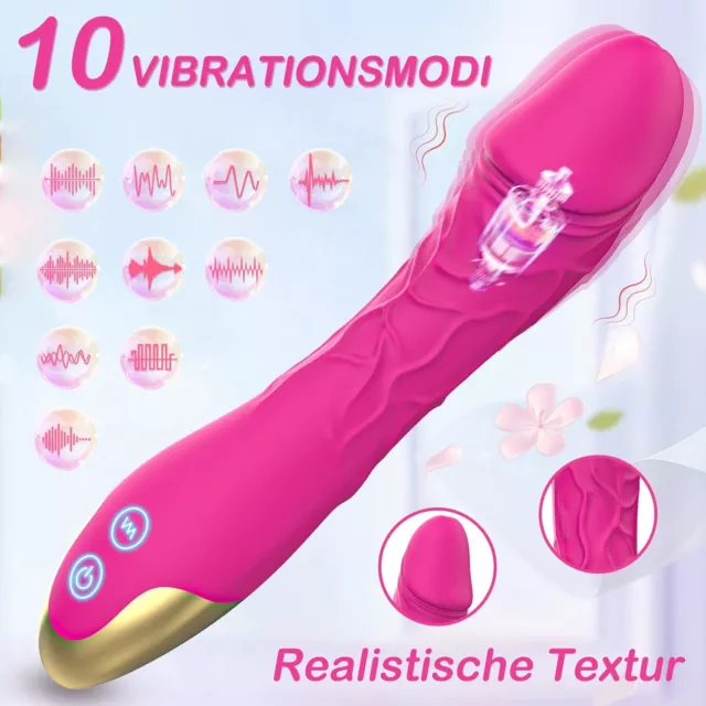 Klitoris Vibrator Dildo Orgasmus G-Punkt Stimulator Sexspielzeug für Frauen