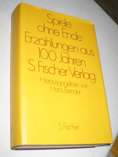 Spiele Ohne Ende Von Hans Bender Erzählungen Aus 100 Jahren Fischer Verlag