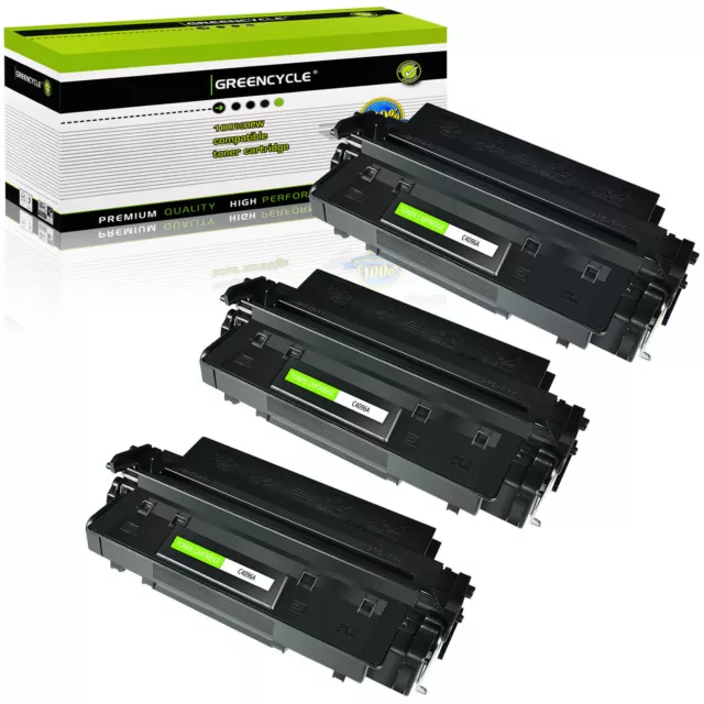 3 Pack C4096A 96A Toner Cartridge For HP LaserJet 2100 2200 2100TN 2100XI 2200d