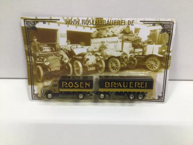 1:87 H0 Oldtimer Truck Krupp ,,Rosen Brauerei Pössneck,, NEU in OVP (97)