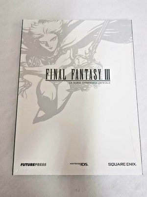 Konami GUIDA STRATEGICA UFFICIALE ITALIANA Final Fantasy 3 III DS NUOVA CON CELLOPHANE 