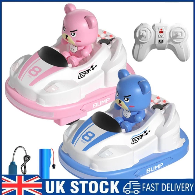 SET OF 2 Toddler Toys with LED Lights and Sound RC Racing Car RC Toy