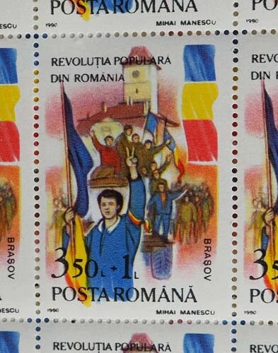 1990 Rumänien; 200 Serien Volksaufstand, postfrisch/MNH, MiNr. 4613/20, ME 1400 3