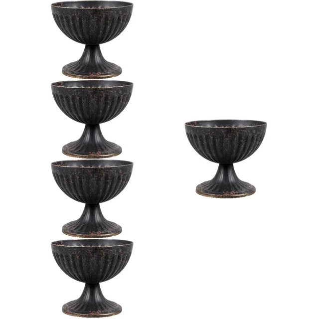5 jarrón de flores trofeo estilo vintage arreglo floral jarrón