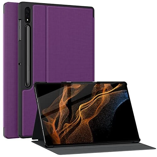 Soke Galaxy Tab S8 Ultra Case 2022 Premium Shock Proof Stand Case Auto Sleep/...