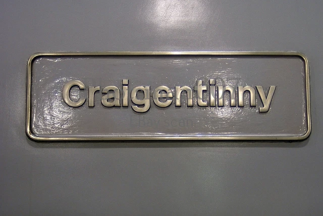 CLASS 43 HST NatExp 43300 'Craigentinny' photograph of nameplate £0.75 ...