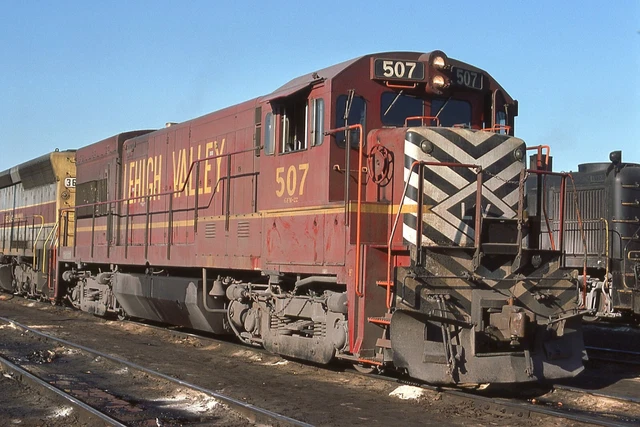 Lehigh Valley Railroad     #507   Original Kodachrome  Slide