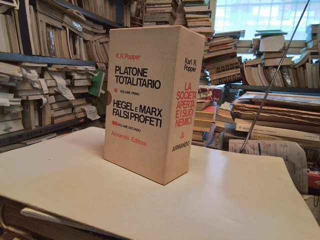 LA SOCIETA' APERTA E I SUOI NEMICI K. R. Popper 2 voll. ARMANDO, 1973-74, 2d24 LA SOCIETA' APERTA E I SUOI NEMICI K. R. Popper 2 voll. ARMANDO, 1973-74, 2d24