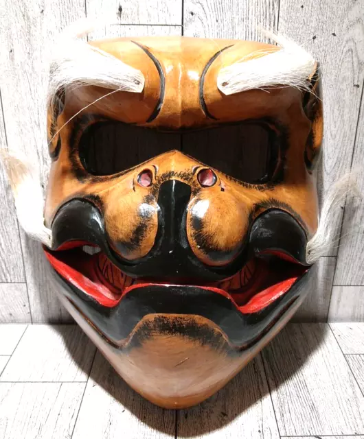 MONKEY MASK HAND Carved Painted $59.37 - PicClick