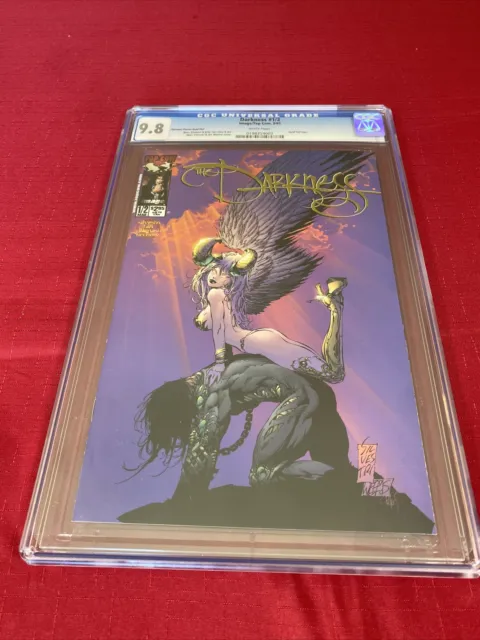 The Darkness #1/2 Gold Foil Cgc 9.8 Image/Top Cow 3/01 Silvestri Cover And Art