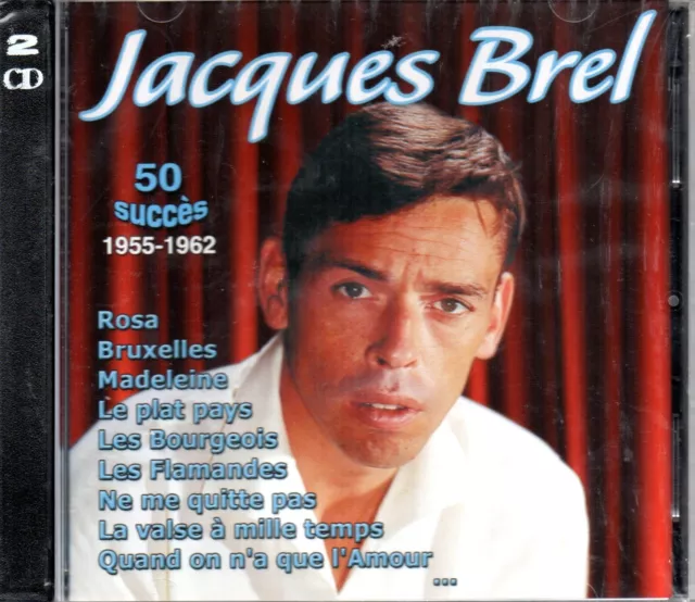 Jacques Brel - 50 Succes - (2 Cd)