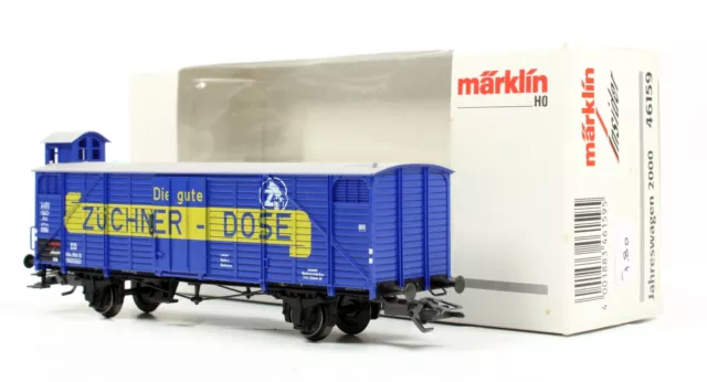 H0 Märklin 46159 Ged. Güterwagen DB Epoche III "Insider Jahreswagen 2000", OVP