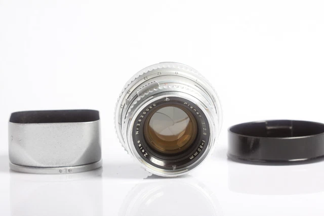 Hasselblad Planar 2,8/80 chrom Lens 80mm 2.8 Carl Zeiss V Bajonett für 500 501