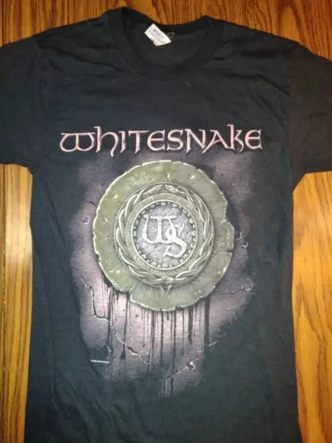 WHITESNAKE SHIRT 1987 tour concert 2 sided L original VINTAGE